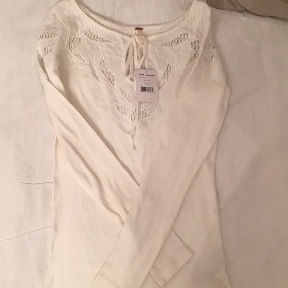 Few People white long sleeve shirt.